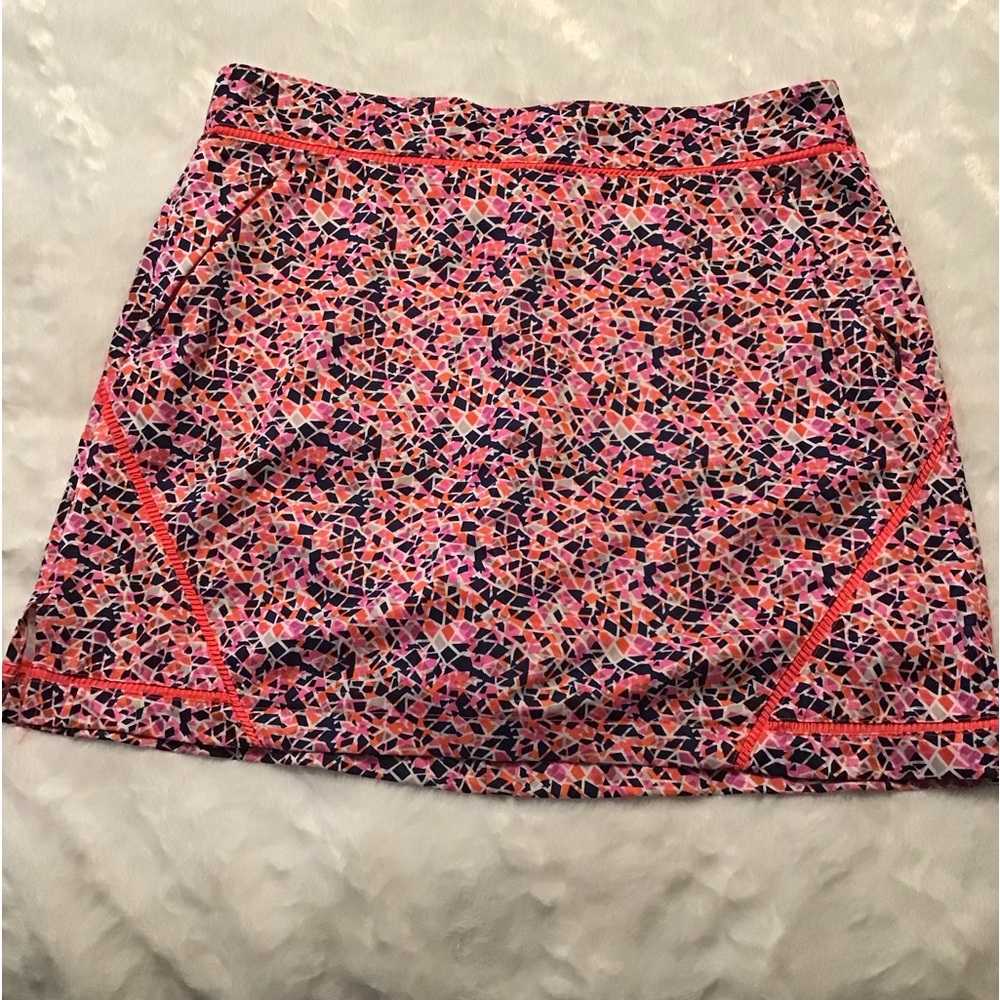 Lady Hagen Golf Skirt Skort  Size 8  Pink, Orange